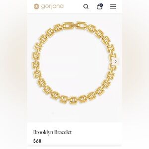 Never worn gorjana bracelet